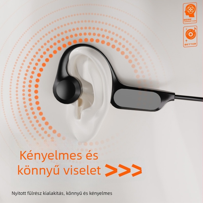 G3 csontvezetéses sporthallgatók digitális kijelzővel, valódi vezeték nélküli Bluetooth, fülre akasztható kivitel