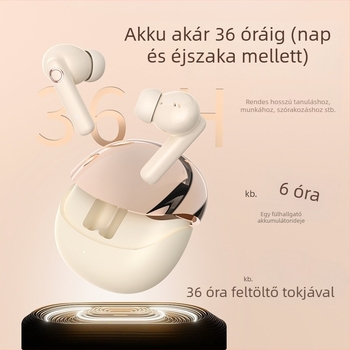 S12 vezeték nélküli in-ear fülhallgató zajcsökkentéssel, Bluetooth 5.0, IPX5, 4-8 órás akkumulátor, sportos dizájn