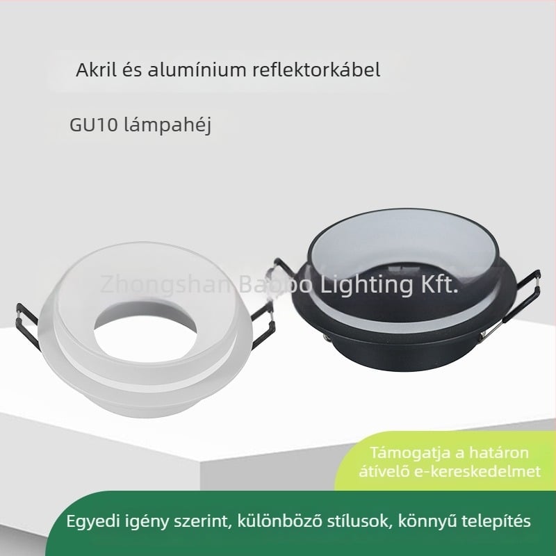 Reflektorlámpaállvány | Alumínium + akril | Modell BB 2022009/10 | Felületkezelés: igény szerint | Testreszabás elérhető