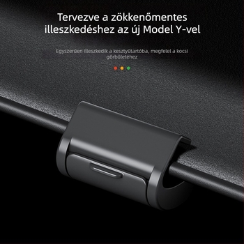 Tesla Model Y kesztyűtartó kampó – ABS anyag, egyszerű stílus, belső dekoráció és tárolás