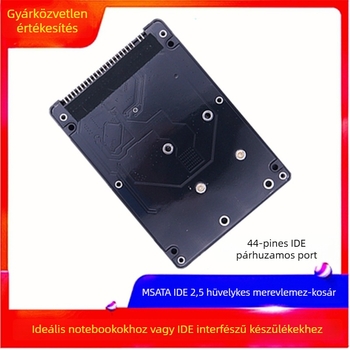 mSATA/mini PCIe SSD IDE 44-pin ház, modell LQT-2.5IDMA