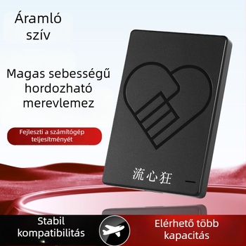 Külső USB 3.0 hordozható merevlemez, 1TB/750GB, PC-hez, TV-hez és PS4-hez kompatibilis
