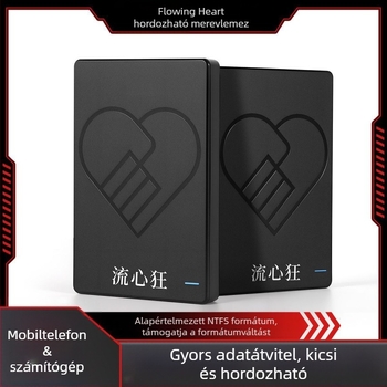 Külső USB 3.0 hordozható merevlemez, 1TB/750GB, PC-hez, TV-hez és PS4-hez kompatibilis