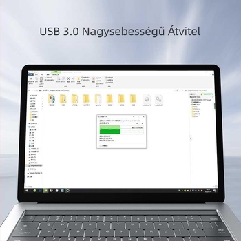 USB 3.0 1–4 hub adapter, USB buszról táplált, nyomtató és PC-hez