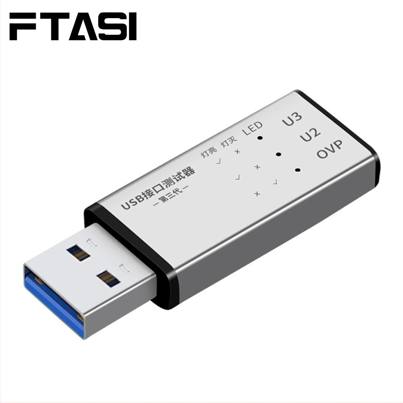 USB teszter hub feszültség- és áramméréshez, USB 3.0 interfész (Modell FT-QCU31, 5Gbps, külső tápegység nélkül, egyportos)