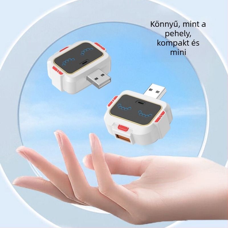 Intelligens beszédkonverter USB‑bővítőkábelhez, dokkoló állomás, mini osztó, hangvezérlésű hub