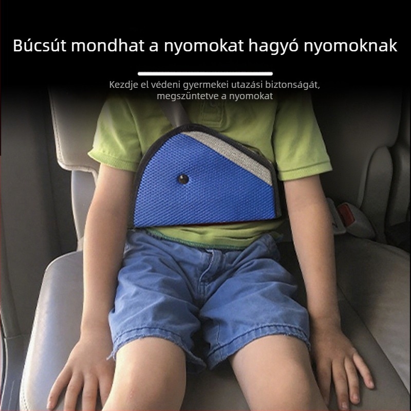 Carfu Gyerekbiztonsági Öv Párna | Flanel anyag | Tömeg 57 g | Testreszabás elérhető | Logó nyomtatás elérhető