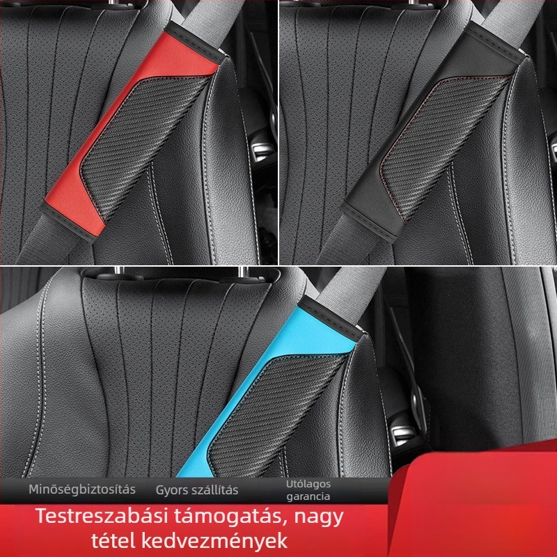 PU anyagú autóöv vállvédő – Car Sail Family, testreszabás elérhető, tömeg 0.2