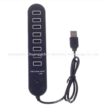 8-portos USB 2.0 hub, 2108C modell, USB 2.0 interfész, 480 Mbps, külső tápegység nélkül