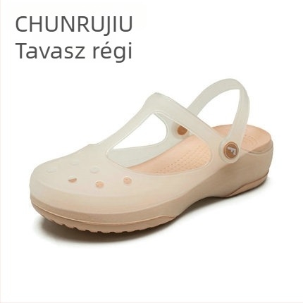 Női Mary Jane lyukakkal – jelly szandálok, EVA talppal, TPU felsőrésszel, csúszásmentes, szagtalan, környezetbarát