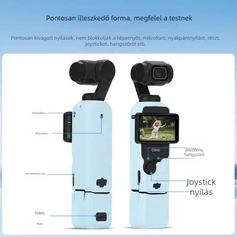 Pocket3 szilikon védőtok akciókamera gimbalhoz