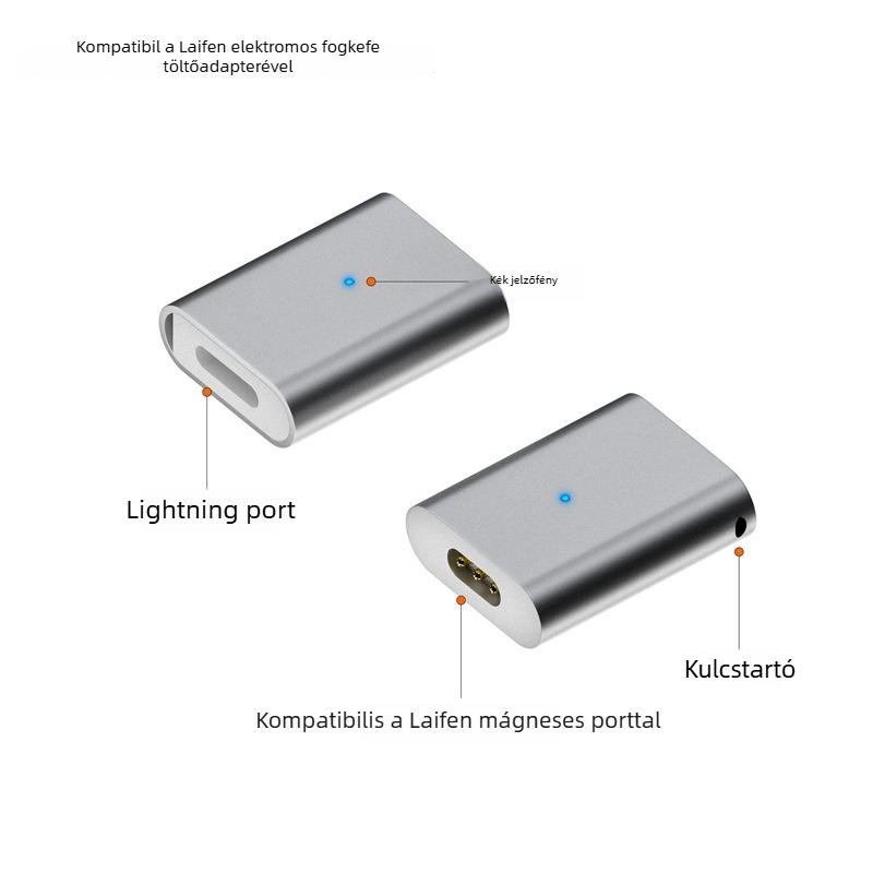 Adapter Leifen charging head, mágneses 3-tűs csatlakozó töltéshez