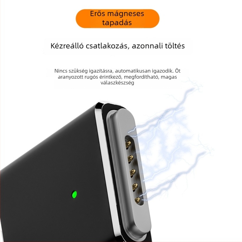 Type-C női csatlakozó MagSafe 3 adapter – 100W PD, MagSafe 3 kompatibilis, OEM