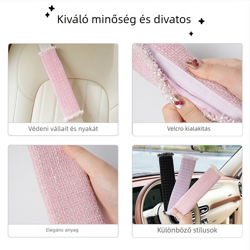 Autóöv vállpárna védő – anti-szorítás dizájn, prémium övfede Nabalu