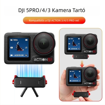 Actionkamera nyakrögzítő mágneses gyorskioldó alap és fejadapter