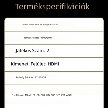 2025 Otthoni TV-játékkonzol, 4K HD, Bluetooth vezeték nélküli, két játékos, retro arcade