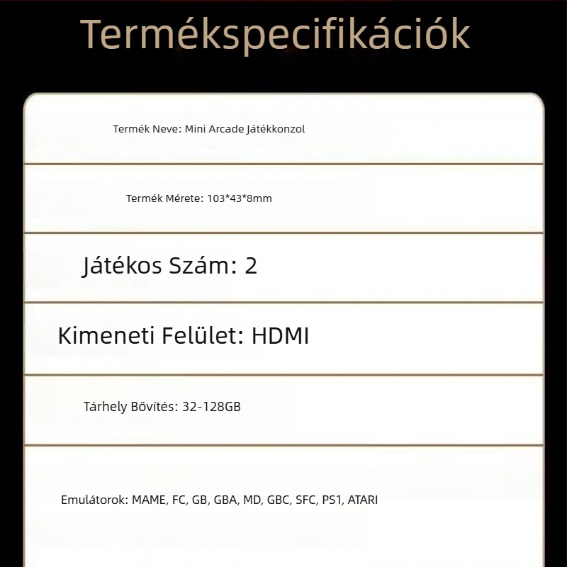 2025 Otthoni TV-játékkonzol, 4K HD, Bluetooth vezeték nélküli, két játékos, retro arcade