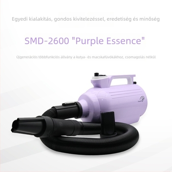 Állatok számára készült víz-fúvó SMD-2600 – teljesítmény 1000W-ig, DC motor, 220V, túlmelegedés elleni védelem