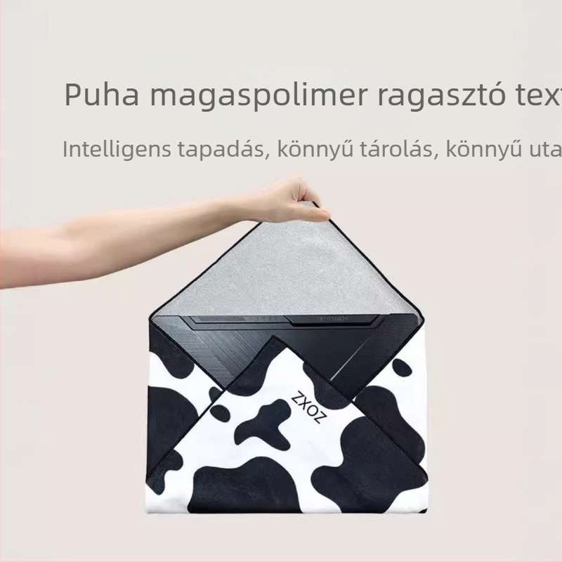 Sminkes táska nagy kapacitású, poliészter anyag, rajzfilm mintázat, Silent love márka, uniszex