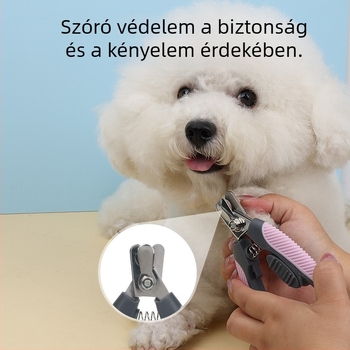 Fém körömvágó készülék macskáknak és kutyáknak, univerzális, dobozban 50 darab