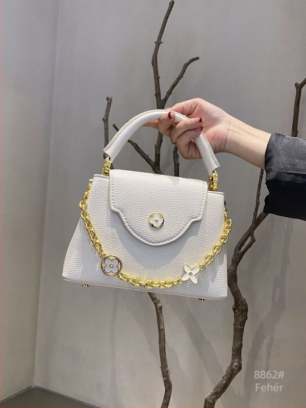 Női PU Tote/Crossbody táska – vízszintes négyzetes forma, egy vállpánt (Anyag: PU; belső nylon bélés; belső cipzáras zseb; telefon zseb; városi egyszerű stílus)
