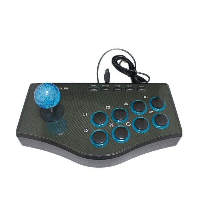 Árkád játék joystick - új - USB interfész - kompatibilis Android TV, PC és PS3 - ABS konstrukció