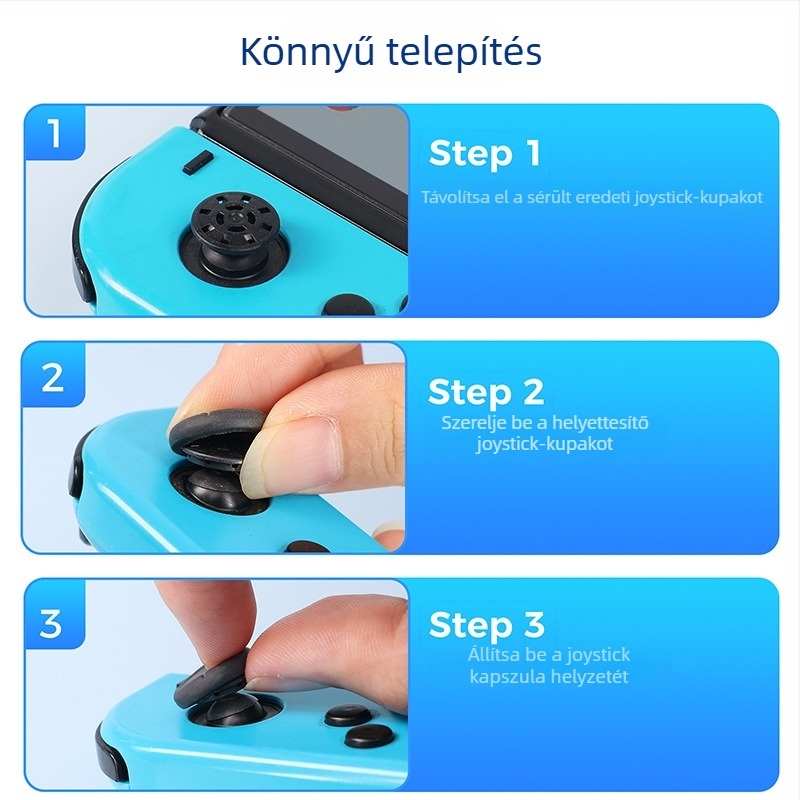 Joy-Con rocker cap csere Switch/OLED/Lite számára | TPE anyag | Új termék