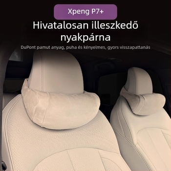 Xpeng X9P7+ Autófej- és deréktámasz párna - nyakpárna, őz bőrből, poliészter töltet, minden évszakra, testreszabható
