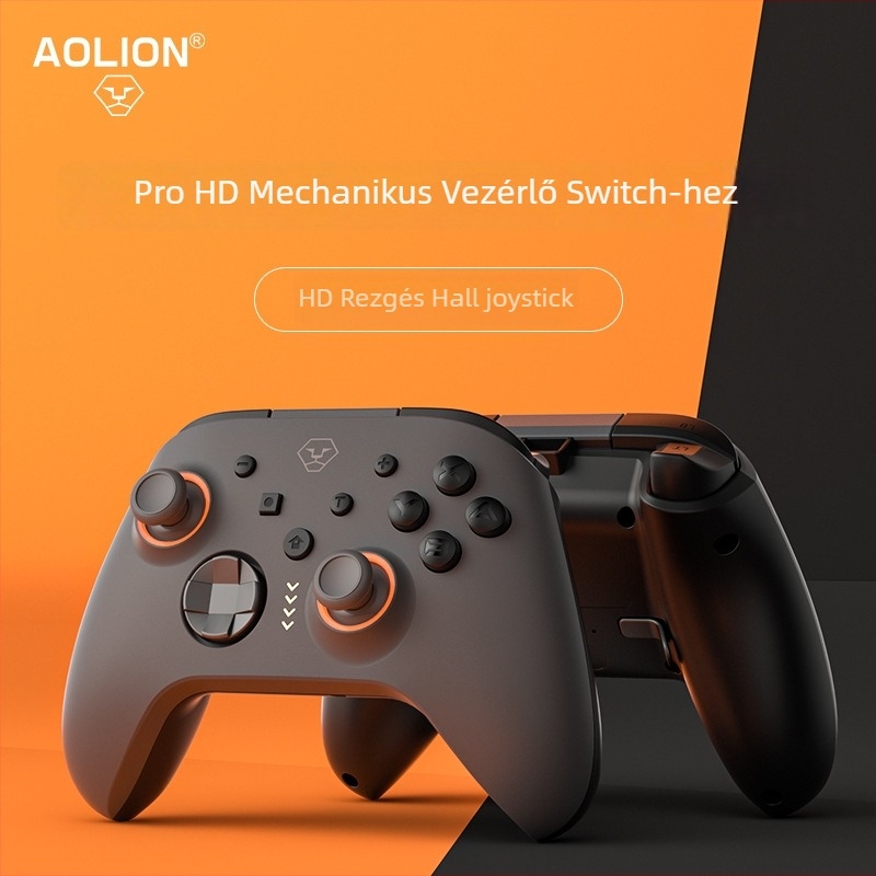 Switch2 játékkontroller HD vibrációval, vezeték nélküli Bluetooth, NFC makróprogramozás, Hall joystick, Type-C interfész, Switch/PC/Android/iOS-hoz