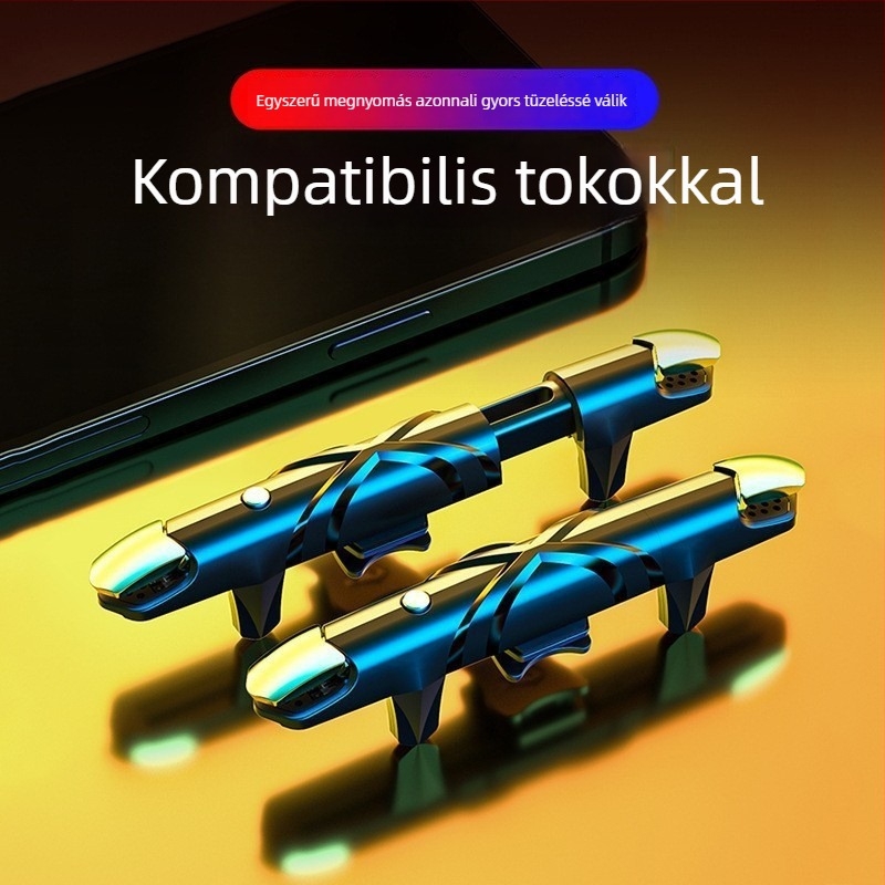 G5 játékjoystick, Type-C interfész, vezeték nélküli, ABS+fém felépítés, hőelvezetés, kompatibil okostelefonokkal