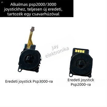 PSP 2000/3000 joystick csere - 3D irányító kar, javító alkatrész