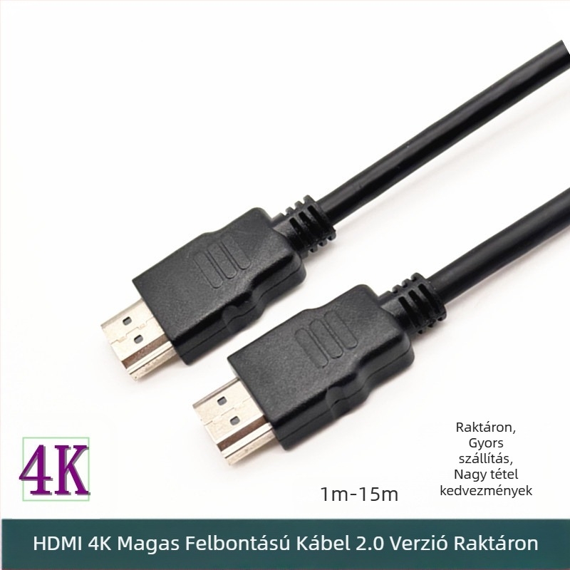 HDMI-kábel – 4K60Hz, HDMI 2.0, HDMI-A férfi csatlakozó, veszteségmentes hang- és videátvitel
