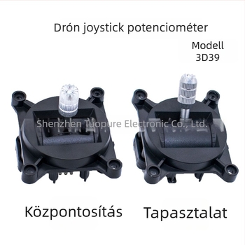 UAV rocker joystick 3D39, rezgésmentes, 19 g, műanyag ház