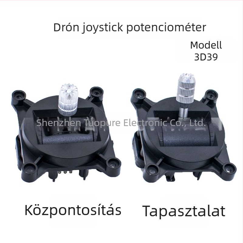 UAV rocker joystick 3D39, rezgésmentes, 19 g, műanyag ház