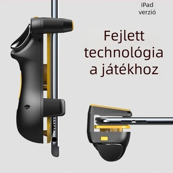 Mobil játékvezérlő lapos kapacitív kialakítással, érintőképernyős felület, ABS ház, súly 100 g, rezgésmentes