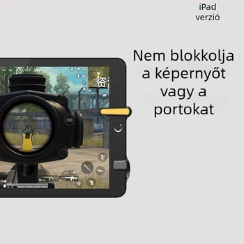Mobil játékvezérlő lapos kapacitív kialakítással, érintőképernyős felület, ABS ház, súly 100 g, rezgésmentes