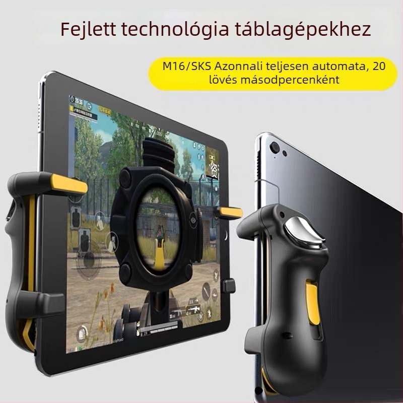 Mobil játékvezérlő lapos kapacitív kialakítással, érintőképernyős felület, ABS ház, súly 100 g, rezgésmentes