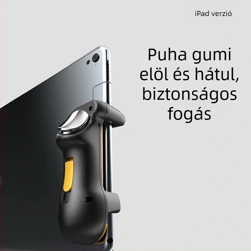 Mobil játékvezérlő lapos kapacitív kialakítással, érintőképernyős felület, ABS ház, súly 100 g, rezgésmentes