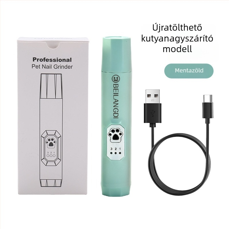 BEILANGDI elektromos háziállat körömreszelő – ABS, macska és kutya számára