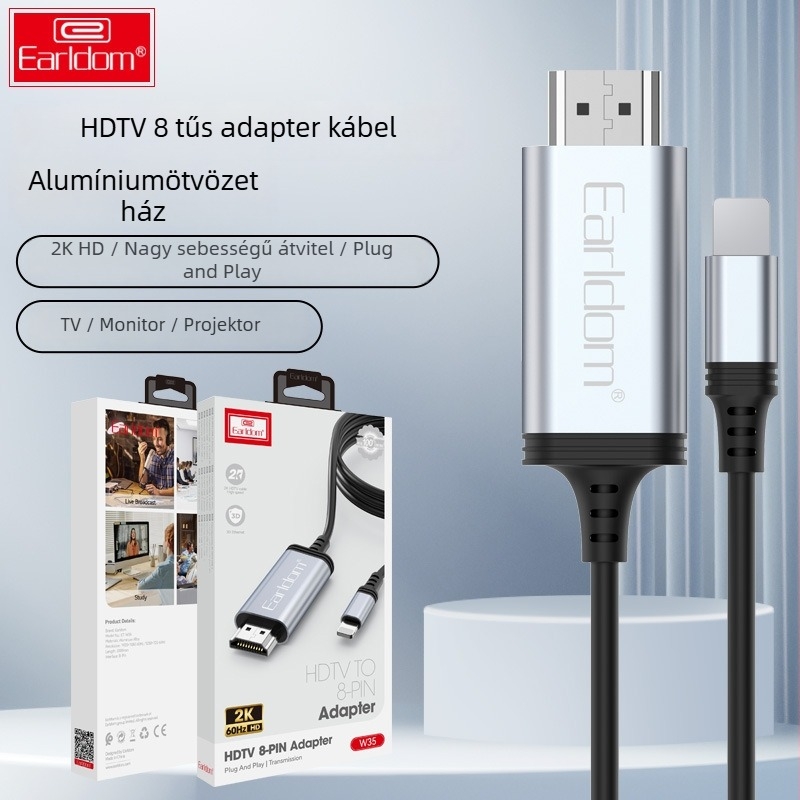 Lightning–HDMI adapter kábel iPhone és iPad készülékekhez – 2 m