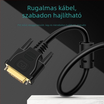 Good Yi Xin DVI kábel 24+1, férfi–női csatlakozás, aranyozott csatlakozók, oxigénmentes réz