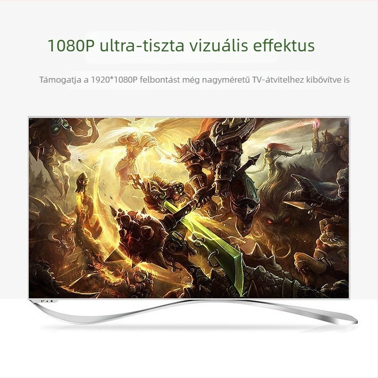 DisplayPort-kábel DisplayPorthoz, PC-től TV-ig, HD videó, 1,8 m