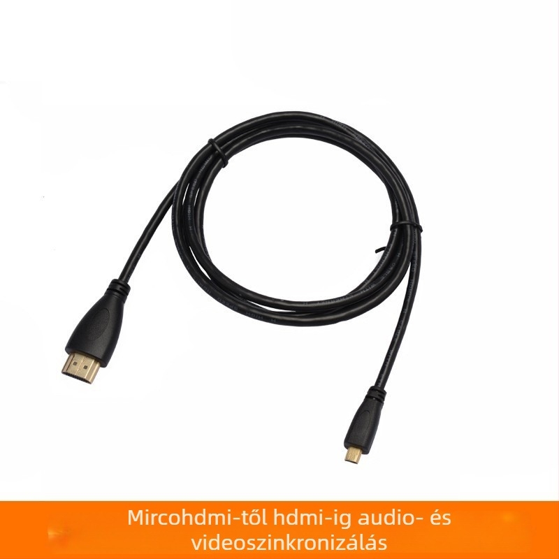 Micro HDMI–HDMI 2.0 kábel, nagy felbontású – tabletekhez, kamerákhoz, monitorokhoz és projektorokhoz – 4K csatlakozás