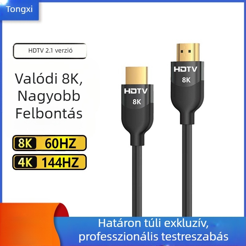 HDMI 2.1 kábel – 8K/60Hz televízióhoz, set-top boxhoz, számítógépes monitorhoz és projektorhoz