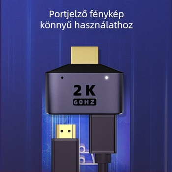 HDTV 1-2 osztó adapter ötvözetkábellel, HDTV interfész, adapterkábel, digitális eszközökhöz