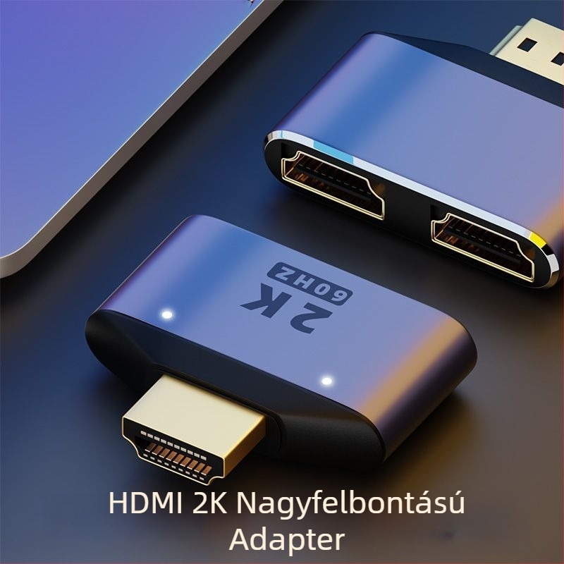 HDTV 1-2 osztó adapter ötvözetkábellel, HDTV interfész, adapterkábel, digitális eszközökhöz