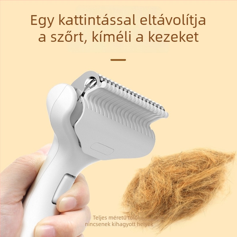 Állati csomóoldó fésű macskáknak – laza szőr eltávolítása, könnyű ápolás