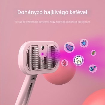 Beech újratölthető állatgondozó spray-kefe masszázs funkcióval — eltávolítja a laza szőrt macskáknál és kutyáknál, ABS