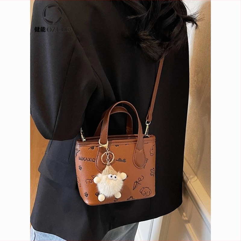 Bucket bag nőknek, uniszex stílus, poliészter anyag, bélés PU, 2025 tavaszi kiadás