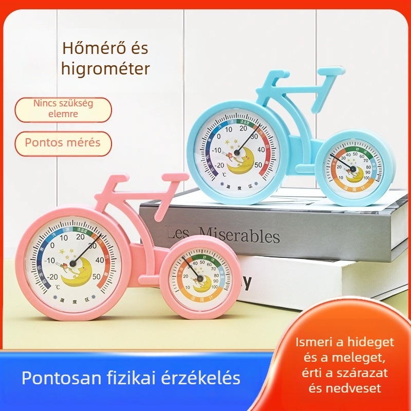 Belső hőmérő és higrométer, asztali karikatúra dizájn gyerekszobába, Márka Jiazeda, Otthoni használat, Licencelt magánmárka: Igen, Kína